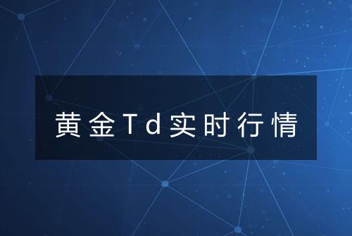 黄金Td实时行情